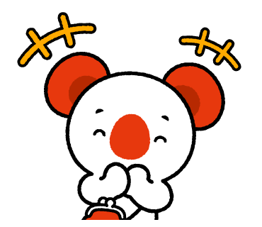 あーちのスタンプ画像11　笑っている様子