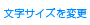 文字サイズを変更