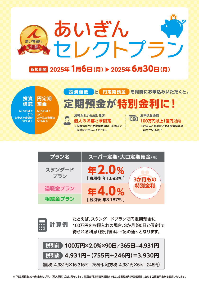 あいぎんセレクトプラン画像